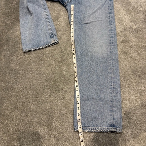 AGOLDE Mia Mid Rise Straight Jeans light wash 28 - Picture 9 of 9